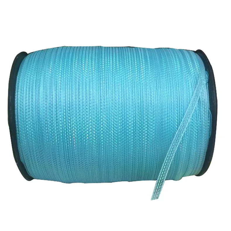 6 мм Небесно-Голубой сетчатый шифоновый ленточный шнур из органзы + лента для