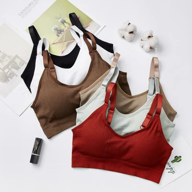Женский спортивный бюстгальтер Быстросохнущий Мягкий регулируемый Топ без