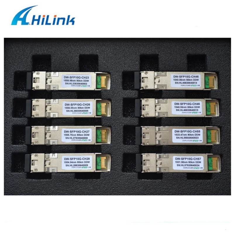 Бесплатная доставка от DHL! Двойной LC 10G CH47 1539 77 нм 80km ZR DWDM SFP трансивер с функцией