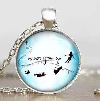 Кулон в стиле стимпанк Питер Пэн кулон с цепочкой 1 шт./лот|necklace charms wholesale|charm necklace