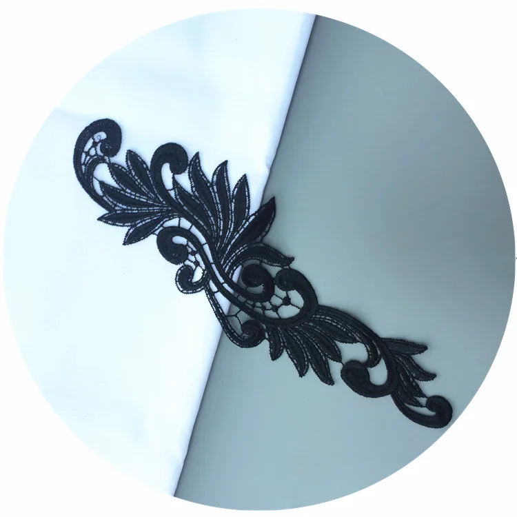 2 шт. 10 видов цветов вышивка Кружевная аппликация швейная отделка вуаль свадебные