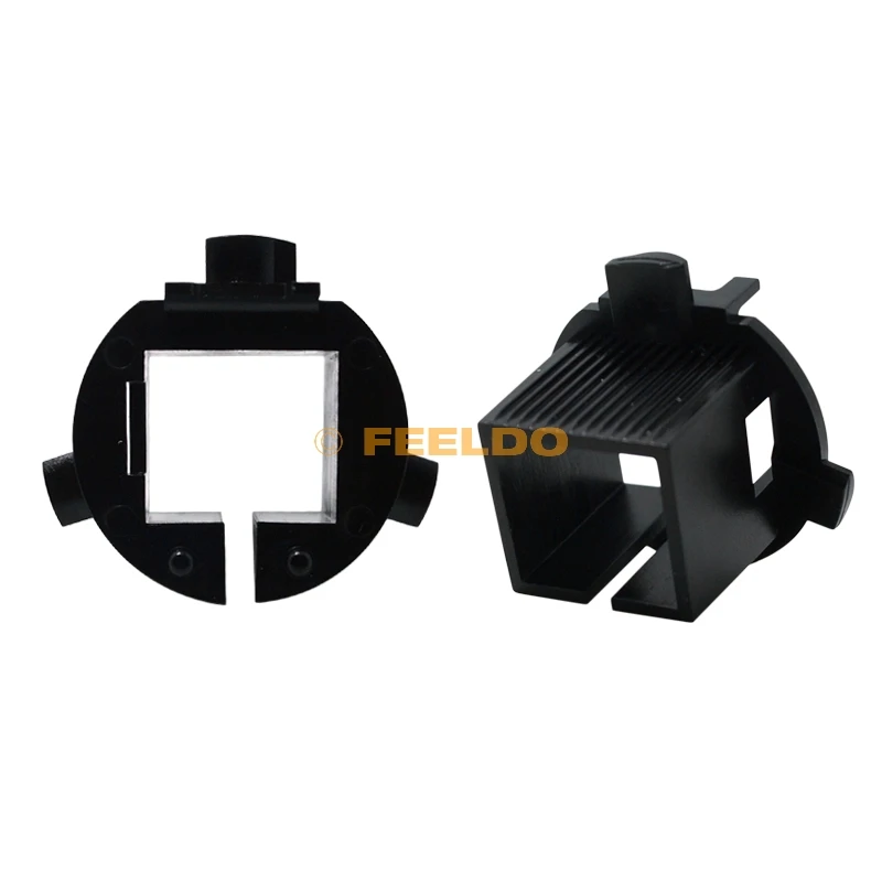 FEELDO 2pcs автомобильный H7 HID Ксеноновые лампы для установки дальнего света адаптер