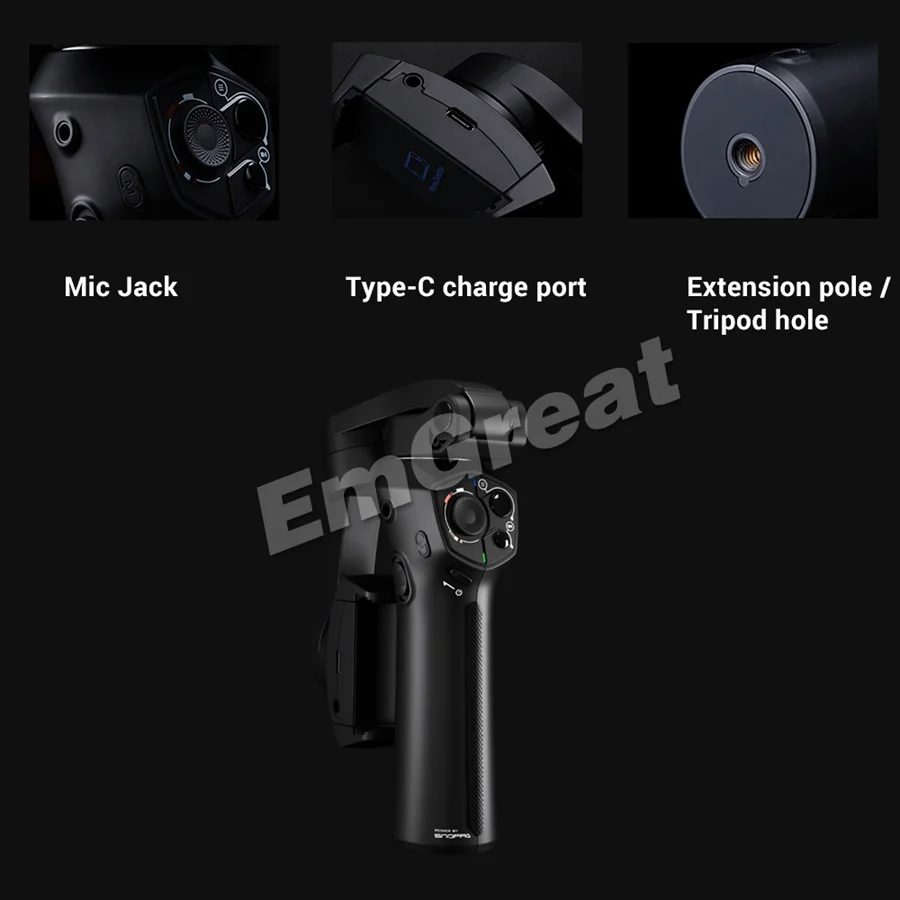 

Snoppa Atom 3-Axis Foldable Pocket-Sized Handheld Gimbal Stabilizer for iPhone XS X 8Plus Smartphone GoPro & Wireless Charging