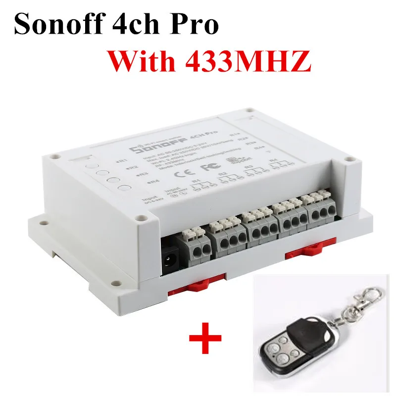 

2pcSonoff Pow R2 16A Smart Wifi Switch Controller With Real Time Power Consumption Measurement Smart Home Device Via Android IOS