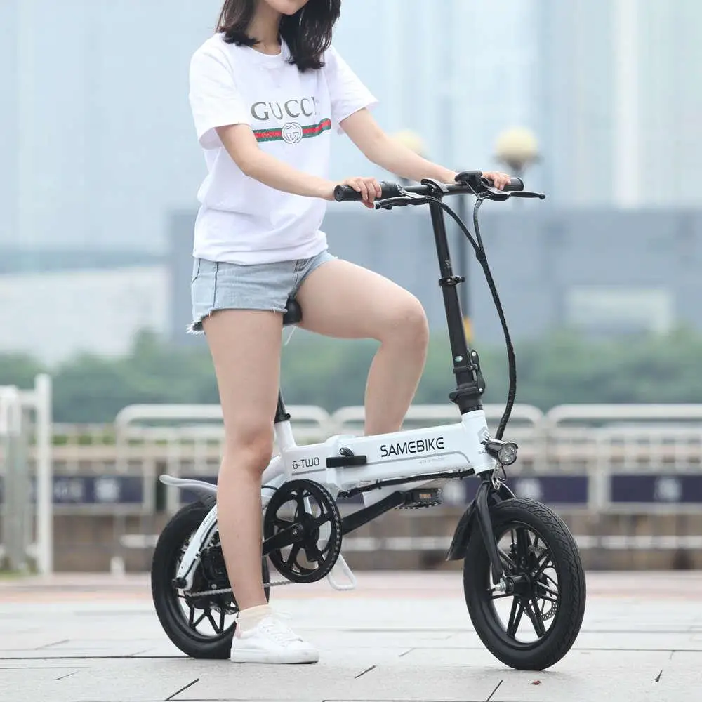 [PL шток] Samebike YINYU14 Умный складной электрический велосипед 8Ah ebike 250 Вт 25 км/ч 35 км