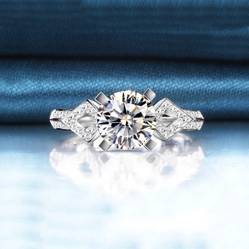 Ювелирные Изделия Кольца Для Женщин Серебряный Vintage Кольцо Обручальное Кристалл