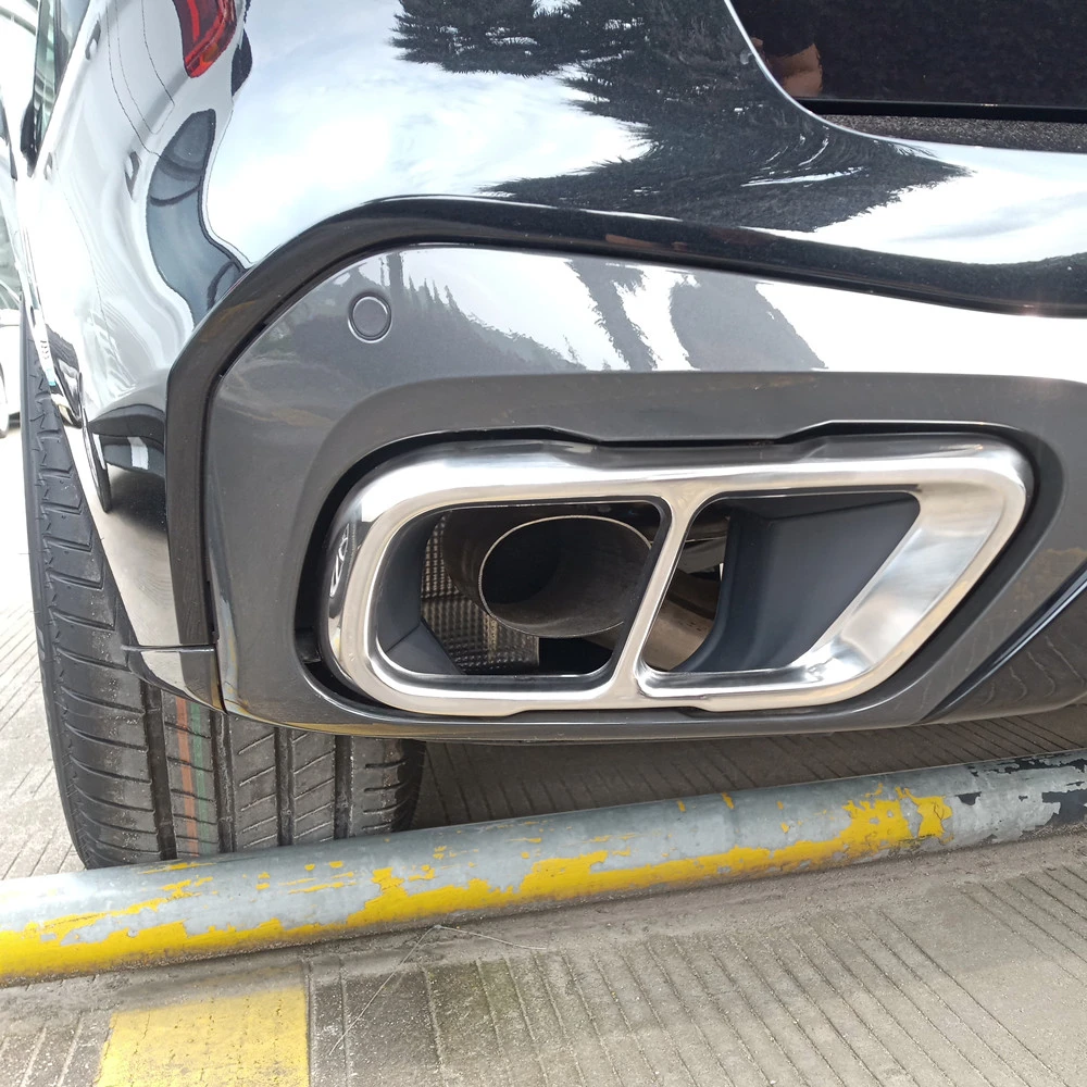 Автомобиль Четыре-out выхлопной трубы крышка отделка для BMW X5 G05 2019 багажник из