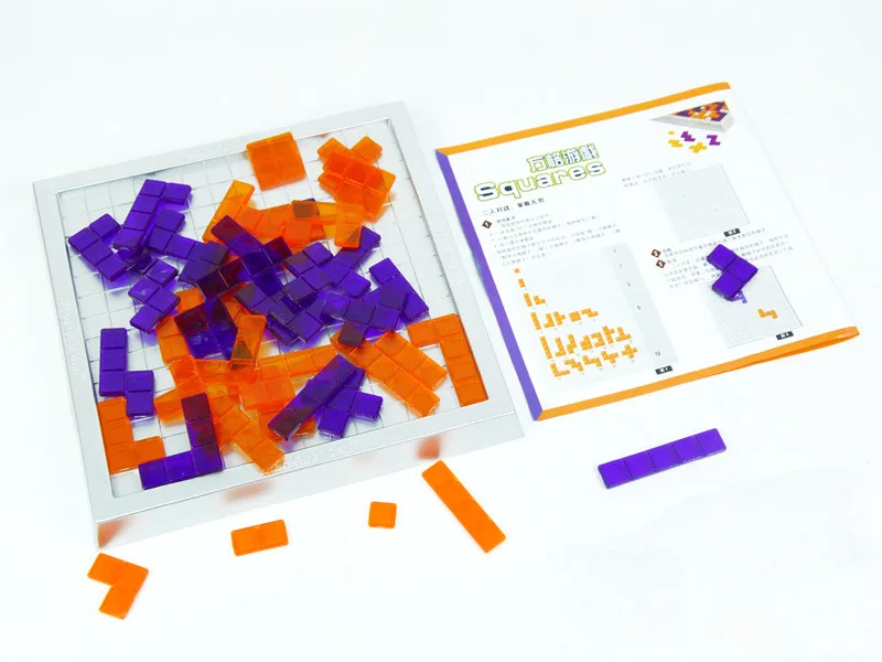 Гладиатор Blokus стандартный квадрат сетка настольная игра развивающие игрушки