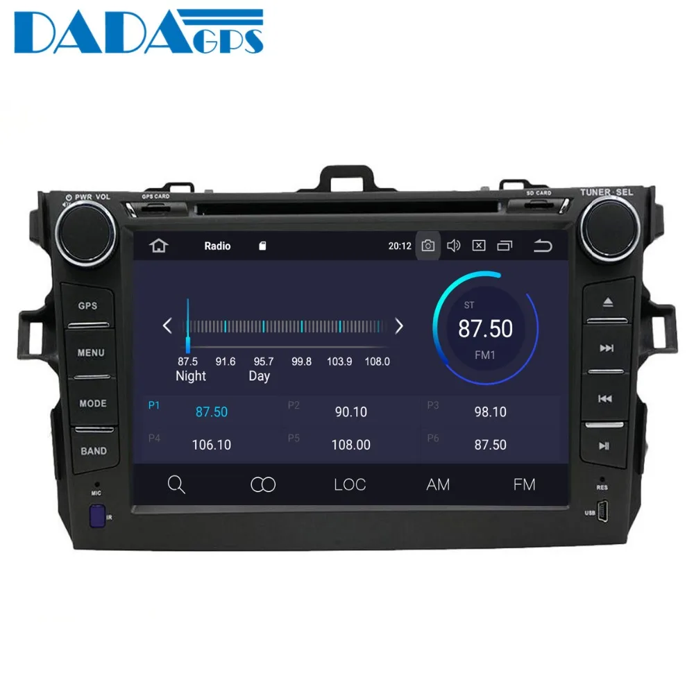 Мультимедийный DVD плеер для Toyota Corolla 9 0 2007 Android 2012 4 + 32 ГБ|Автомагнитолы| |