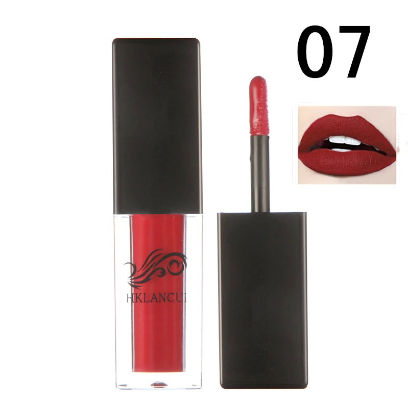 12 Colors Lips Gloss Makeup Waterproof Lipgloss Matte Velvet Liquid Lipstick Make up Maquiagem Lip Blam Cosmetics Tools