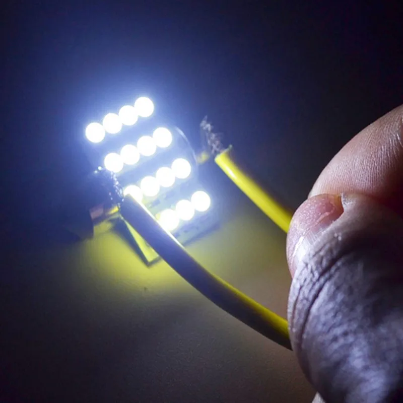 10 шт. гирлянда C5W светодио дный лампы 31 мм 36 39 41 16SMD 3528 салона Купол лампочки авто