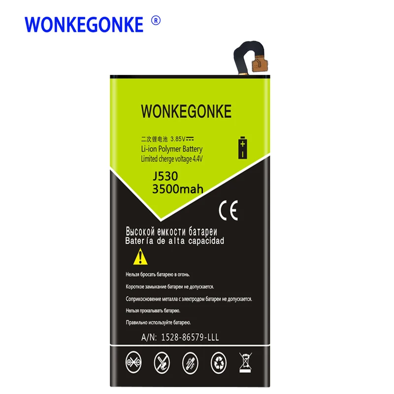 WONKEGONKE EB-BJ530ABE аккумулятор 3500 мАч для samsung j530 J530F J530G /для J5 /для J5 Pro/J530F/DS, J530K, J530L J530S