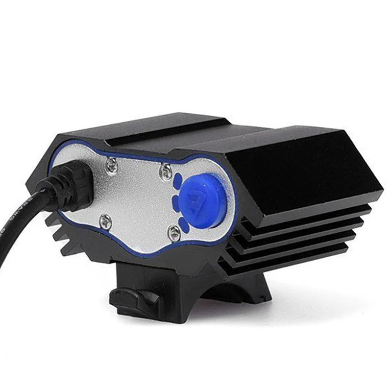 AIMIHUO светодиодный Фара 3 * XM L T6 зарядка через usb Фонари для велосипеда 4 режима