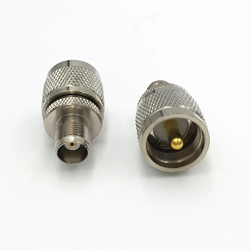 1 шт. латунный UHF PL259 штекер PL 259 разъем к TNC Гнездовой RF коаксиальный прямой