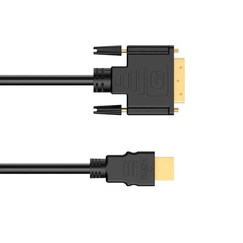 Высокоскоростной адаптер HDMI совместимый с DVI 24 + 1 pin позолоченный кабель Папа папа