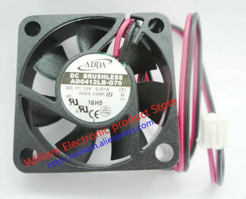

New Original ADDA AD0412LB-G70 12V 0.07A 40*40*10MM 4CM Mute Cooling fan