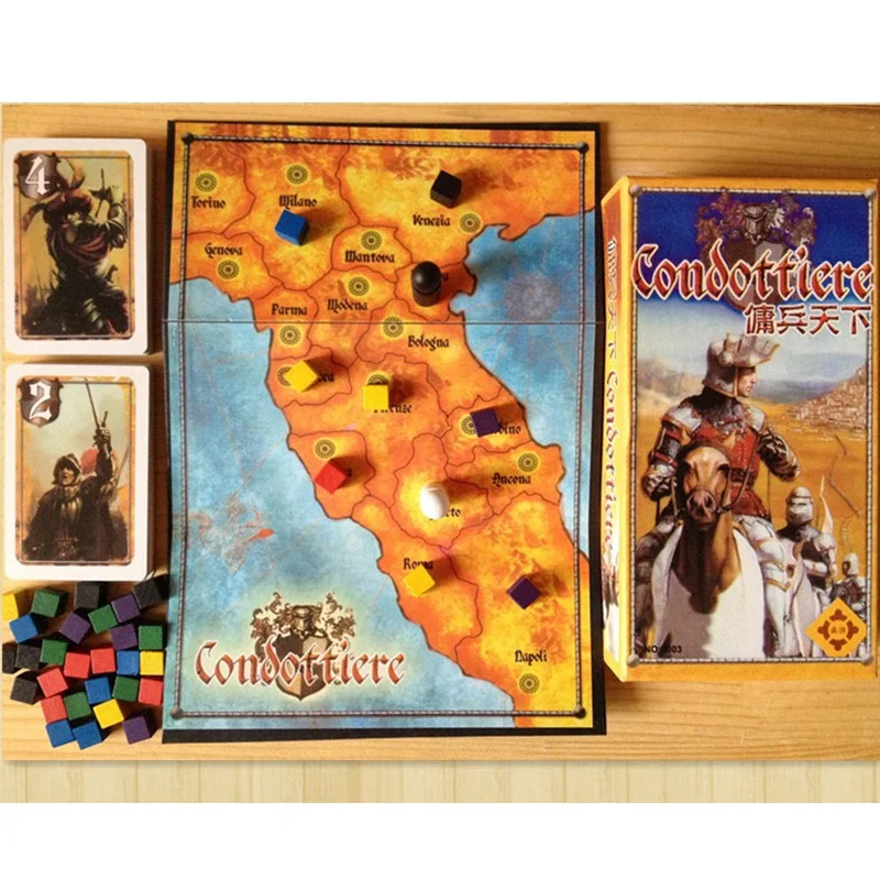 Настольная игра Condottiere 2 6 игроков для игры в семейные/вечерние/Друзья лучший