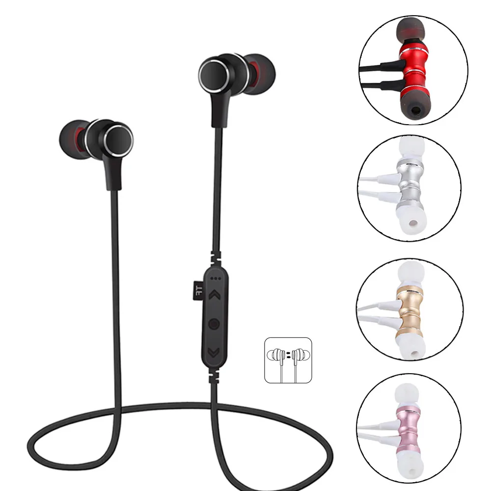 Bluetooth-наушники с микрофоном магнитные поддержкой SD-карты | Электроника