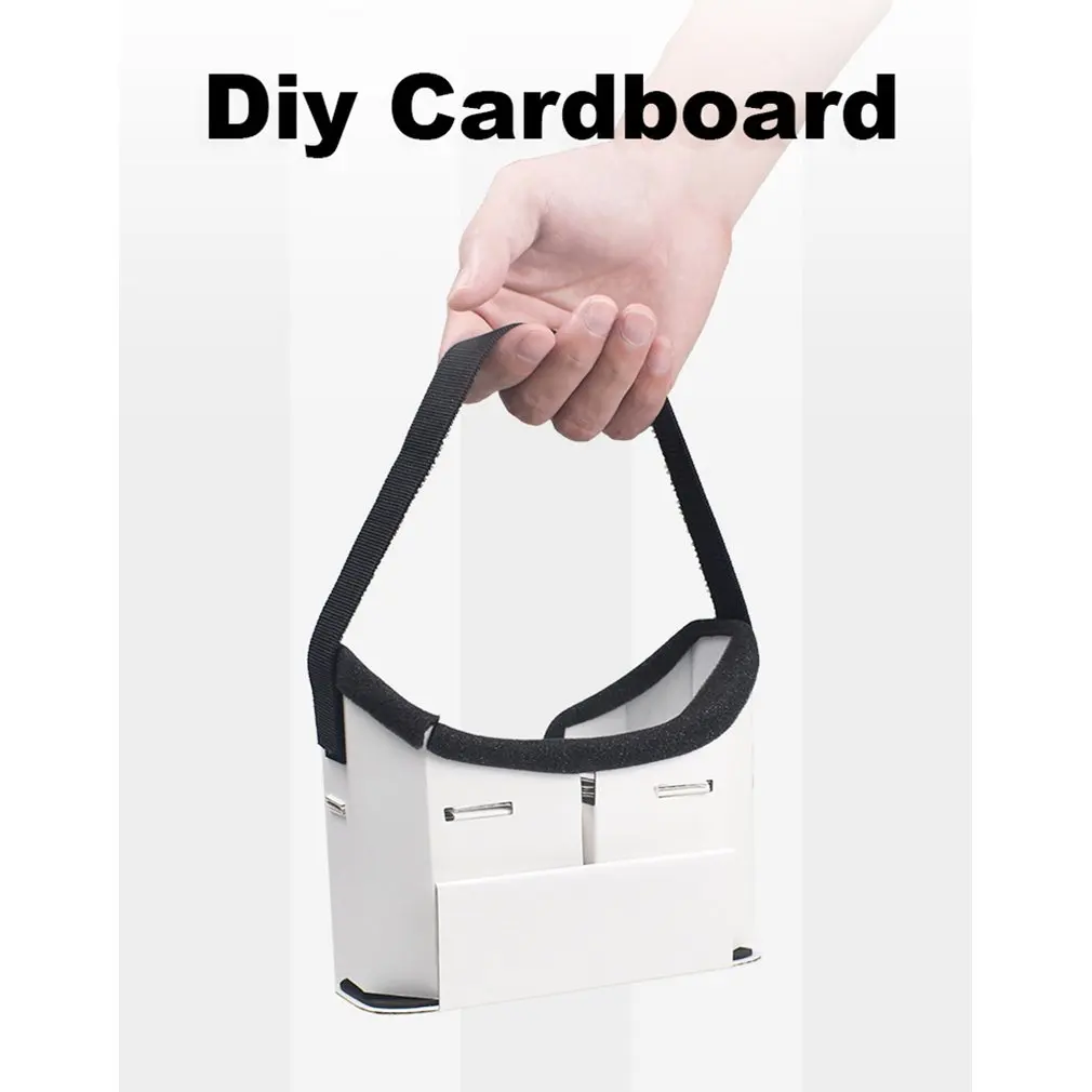 Креативные Diy Портативные Очки виртуальной реальности картонные 3D очки Vr коробка