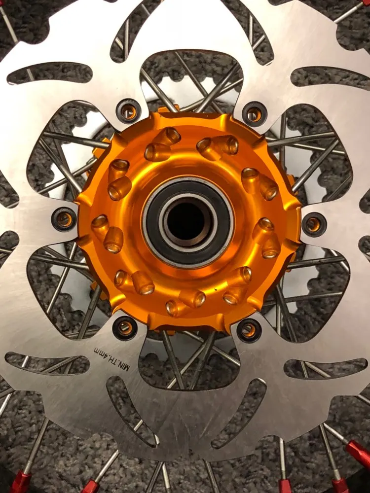 Задний тормозной дисковый диск BIKINGBOY ротор 690 Enduro / ABS SMC R 08-13 990 Adventure Дакар 06-12 11 10