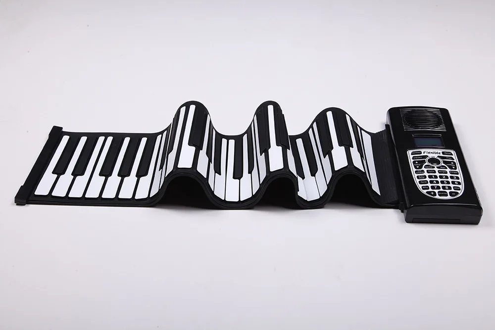 New Flexible Piano 61 Keys Electronic Keyboard Silicon Roll Up Sustain Function USB Port with Loud Speaker | Спорт и развлечения