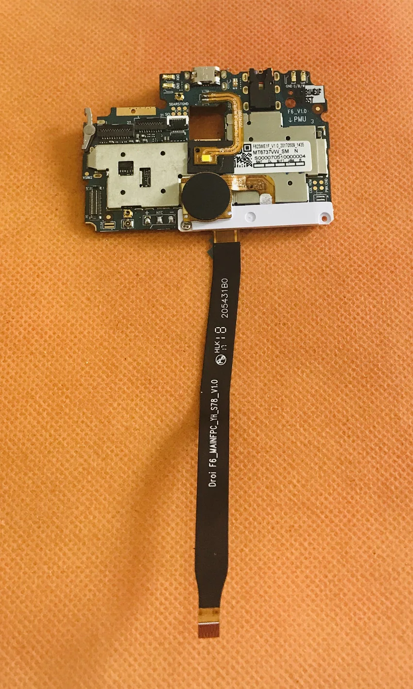 Б/у оригинальная материнская плата 3G RAM + 32G ROM для UHANS Note 4 MTK6737 Quad Core Бесплатная