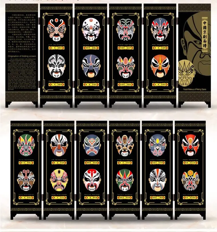 Офисный стол мини складные экраны 6 соединяемых панелей декоративная картина из