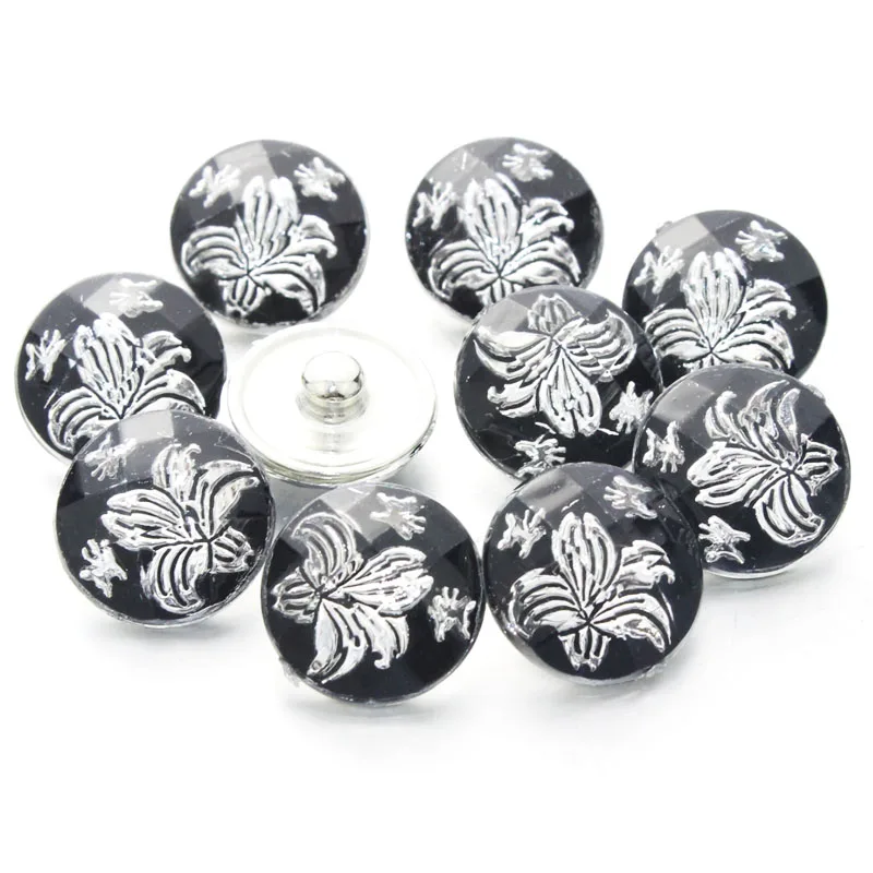 Новые разнообразные акриловые пуговицы 10 шт. 18 мм из неровной смолы для