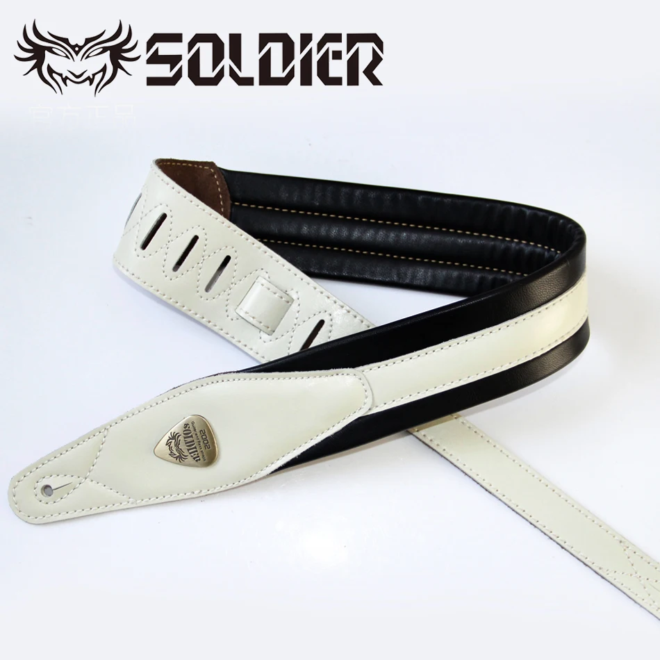 

SolidClassic CONTRAST COLOR Aritificial PU Leather Electric Bass Guitar Straps / Acoustic Guitar Belt Strap / Bass Shoulder Belt