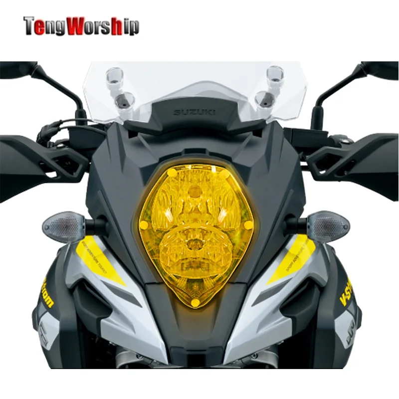 Tengworth для suzuki V Strom 650/1000 2017 2018 аксессуары мотоциклов ABS Защитная крышка фар