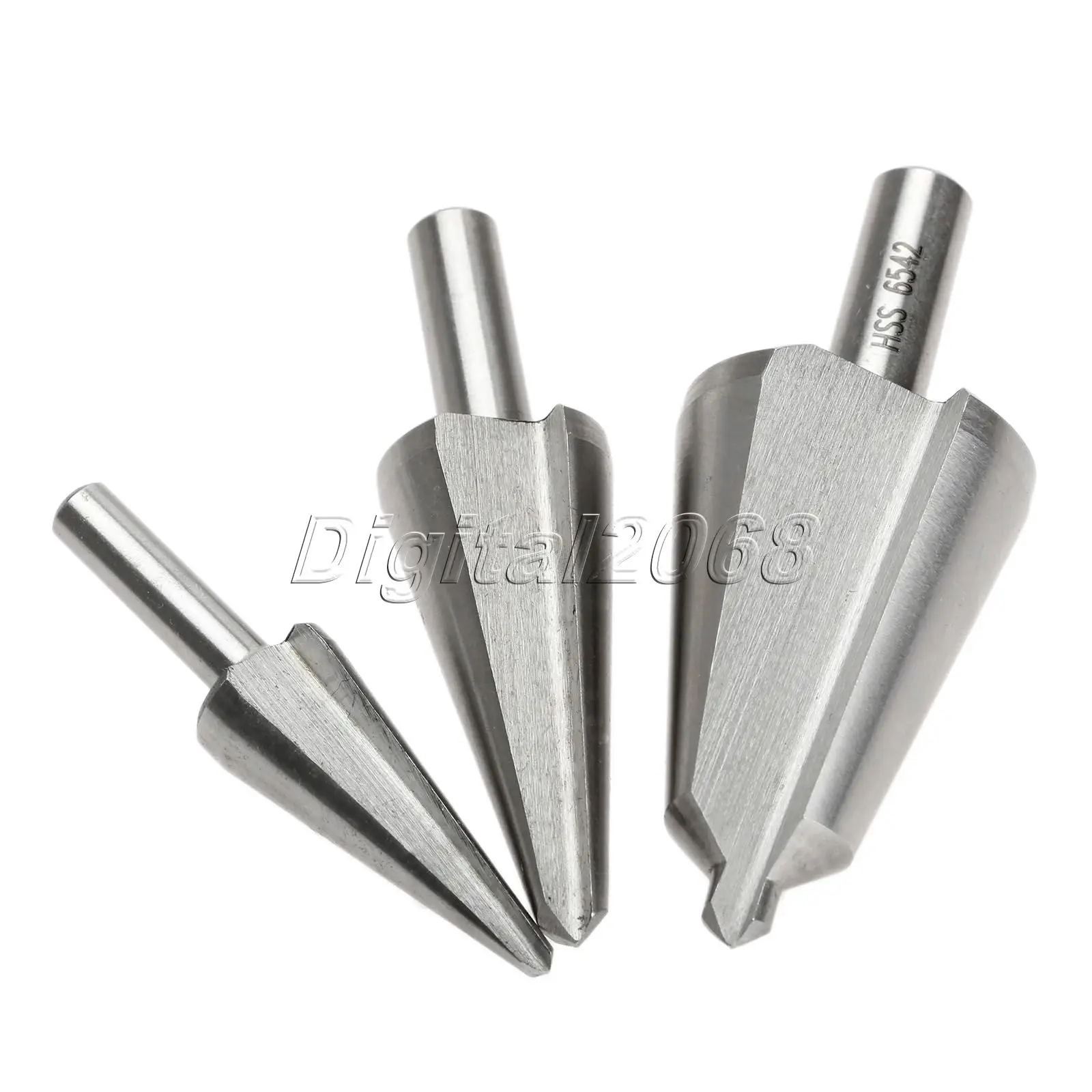 

3pcs Hss Taper Power Tools Drill Bit Umbrella Shape Chamfer Cutter Drill Bits 16-30.5mm 5-20mm 3-14mm Cone Drills Shank 10/8/6mm