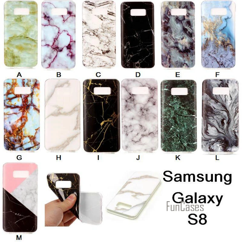 Для Samsung S8 чехол мягкий Мрамор живопись задняя крышка Крышка для Galaxy g950 |