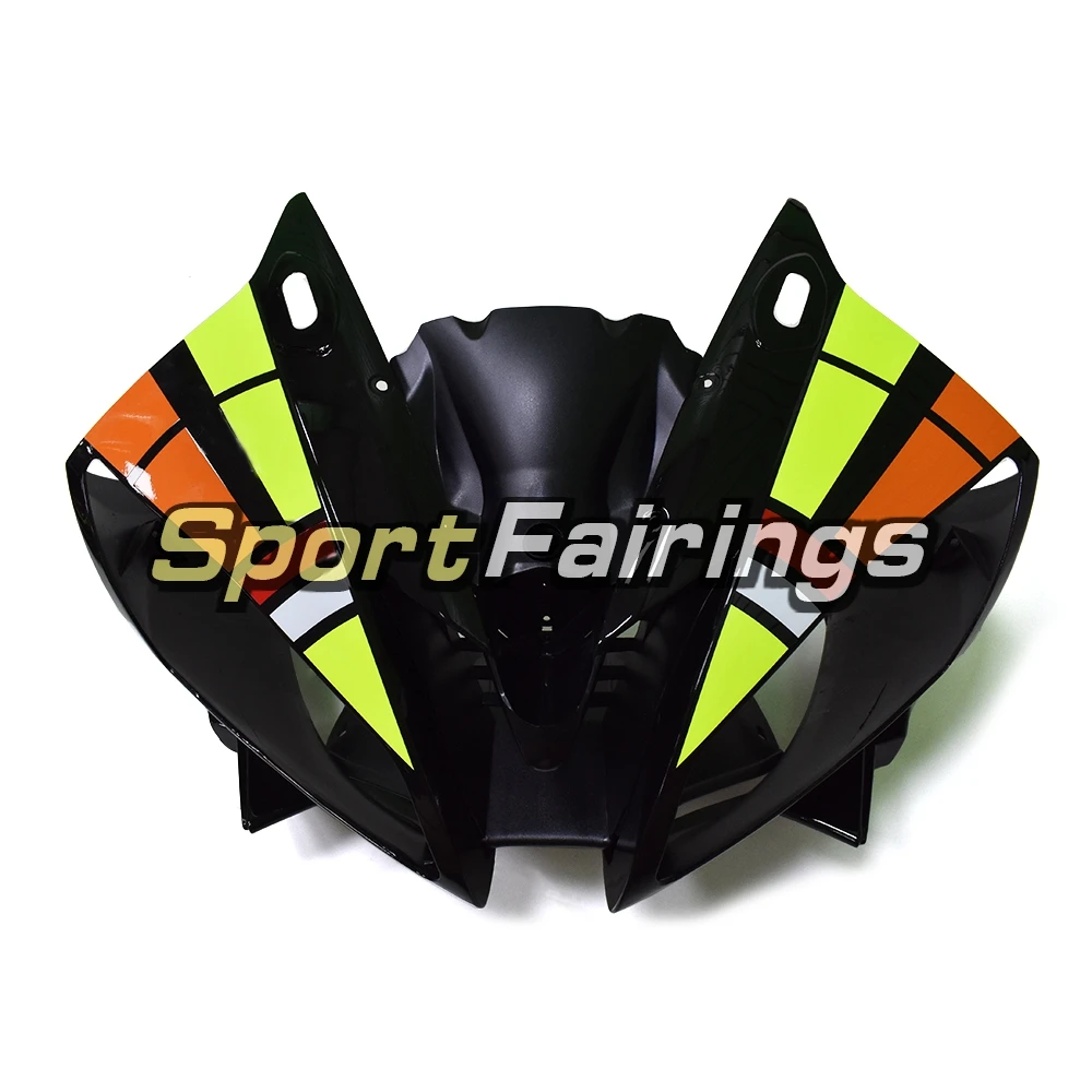 Полный спортивный велосипед обтекатели корпуса для Yamaha YZF600 R6 2006 2007 06 07 ABS пластик инъекции черный желтый мотоцикл чехлы корпуса