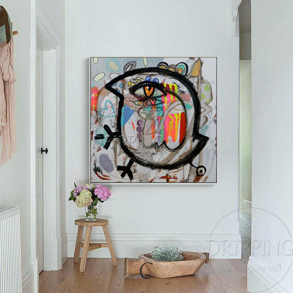 Картина маслом на холсте с изображением птиц для гостиной | Дом и сад