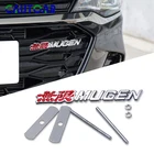 Автомобильный Стайлинг 3D металлическая передняя решетка значок наклейка для Honda Mugen Эмблема для Odyssey ACCORD CITY Crosstour SPIRIOR автомобильные аксессуары