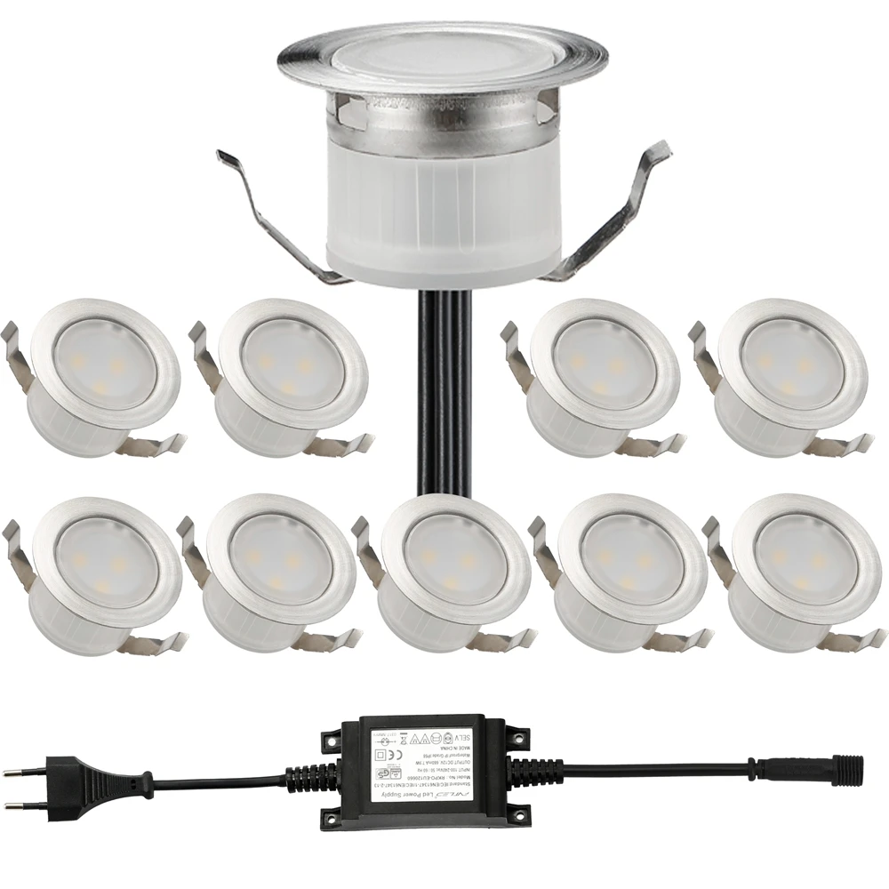 10 шт./компл. уличный садовый напольный светильник Водонепроницаемый IP67