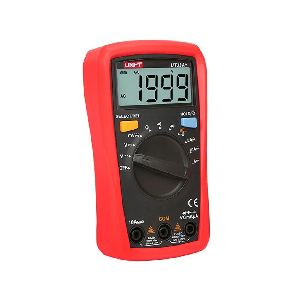 UNI-T UT33A UT33B UT33C UT33D+ Digital Multimeter Auto Range Palm Size AC DC Voltmeter Ammeter Resistance Capatitance Tester | Инструменты