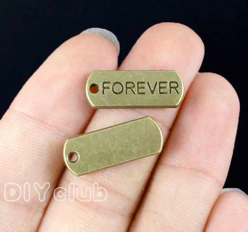 50 шт. подвеска в античном стиле из серебра/бронзы 21x8 мм|charm pendant|forever charmbronze charms pendants