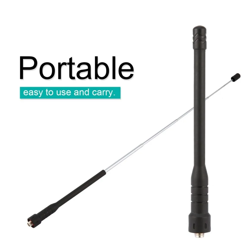 Портативная телескопическая антенна для Baofeng Walkie Talkie Двухдиапазонная UHF для радио UV 5R BF 888 S UV 5RE UV 82 UV 3R
