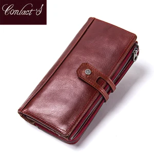 hot sale 2021 wallet brand genuine leather women wallets female card holder long lady clutch carteira feminina coin purse free global shipping