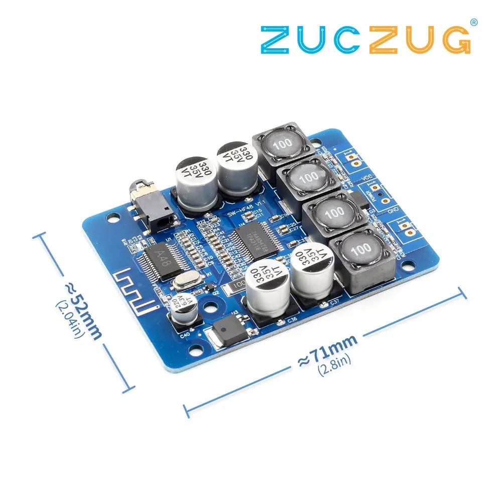 TPA3118 2x30 Вт 8 26 в DC стерео аудио Bluetooth цифровой усилитель мощности плата для