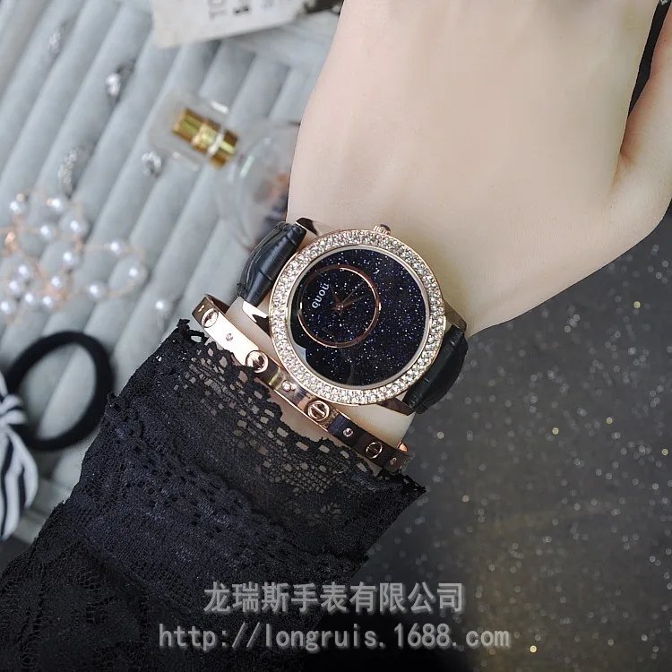 Часы наручные GUOU женские кварцевые роскошные брендовые качественные модные с