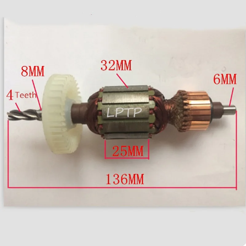 

AC220-240V electric drill anchor engine armature replacement for Hitachi FD10VA 10mm electric drill motor good quality