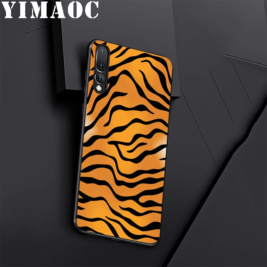 YIMAOC Tiger Leopard Print Soft Silicone Case For Huawei Honor Mate 10 P20 P10 P9 P8 P Smart Y6 6A 7A 7X 7C Lite Pro 2017 2018 |