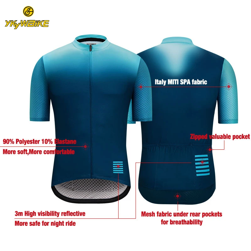 YKYWBIKE Cycling Jersey 2019 Men Summer Short Sleeve MTB Bike Clothing Ropa Maillot Ciclismo Racing Bicycle Clothes | Спорт и