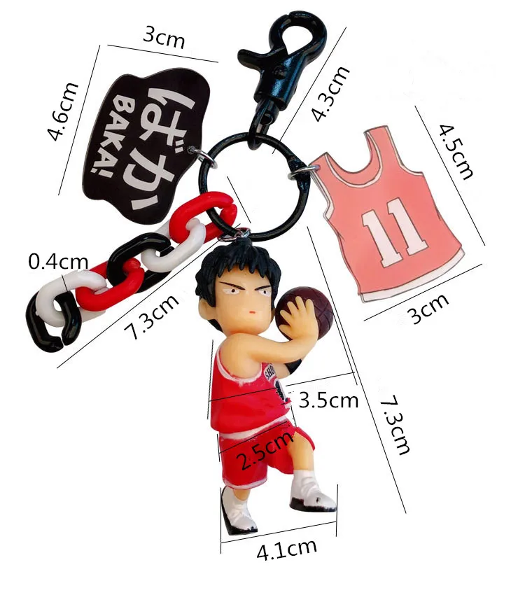 Cute Q Version Slam Dunk Sakuragi Hanamichi Rukawa Kaede фигурки из ПВХ Коллекционные Фигурки игрушки