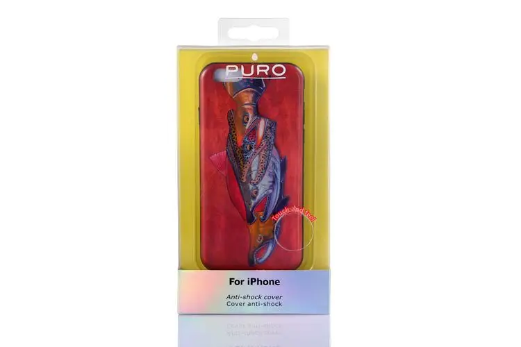 50 pcs/ lot For iphone 6 4.7 inch original ancient fossil fish fashion cell phone case cover newest summer capa celular|phone man|phones with voice