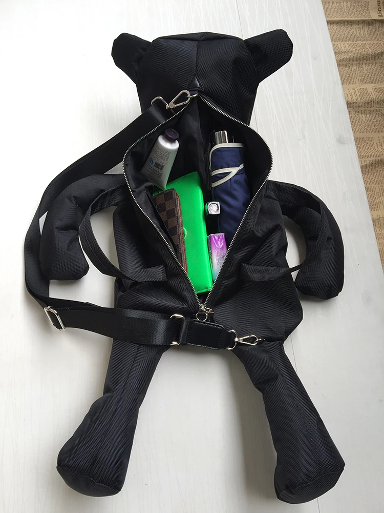 

Cute Bear shape women backpack Casual nylon Travel bag multifunctional backpack female shoulder bag Daypack for Girl Teenager