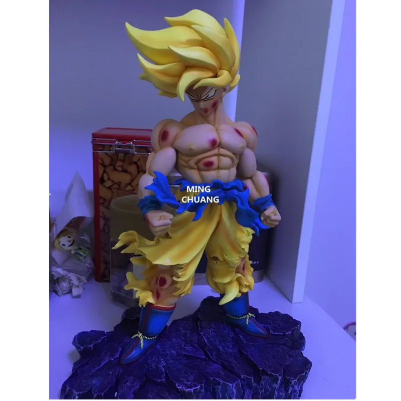 Статуя Dragon Ball Super Saiyan Goku 1:2 бюст GK Kakarotto Son Gohan Goten полноразмерная портретная