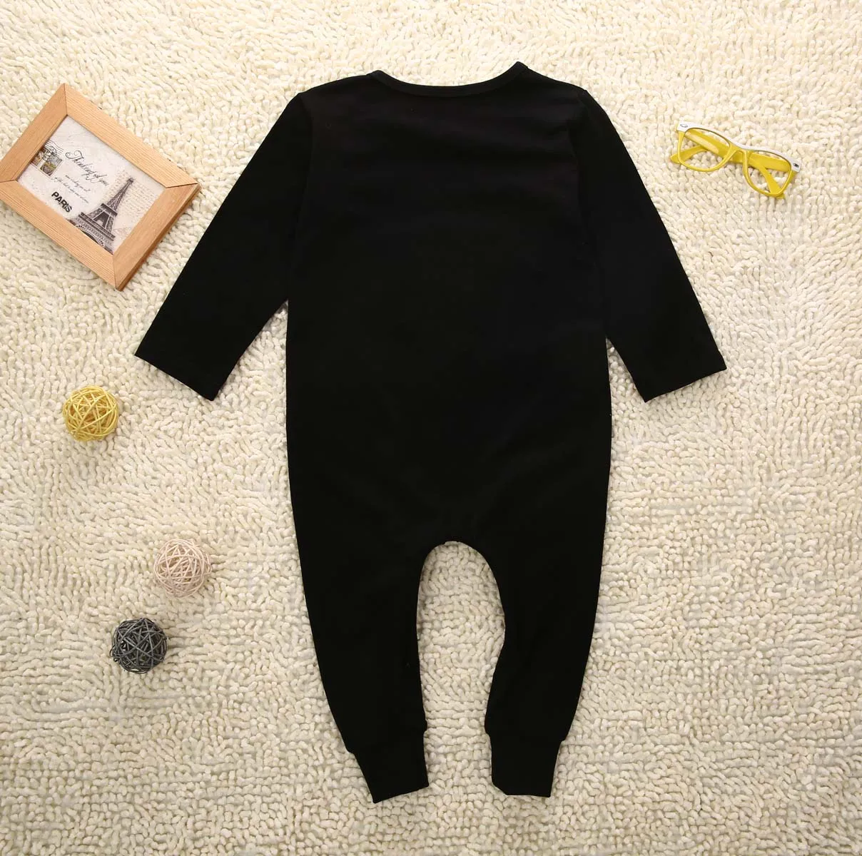 

Long Sleeve Infant Kids Baby Boy Girl Romper One Pieces Jumpsuit Toddler Clothes